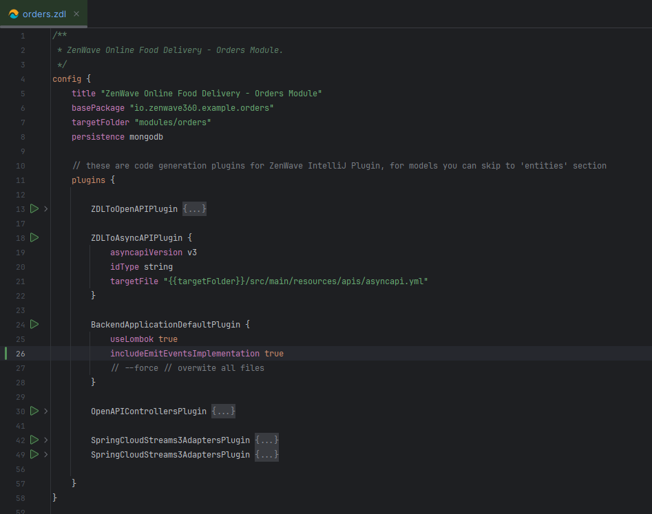 ZenWave SDK Backend Generation with IntelliJ Plugins